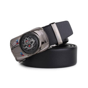Just Style Men Black Artificial Leather Belt