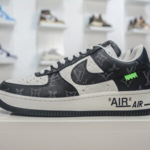 LV Louis Vuitton x NK Air Force Collaboration: Air Force 1 Low Casual Athletic Sneakers