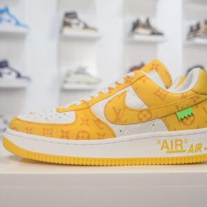 LV Louis Vuitton x NK Air Force Collaboration: Air Force 1 Low Casual Athletic Sneakers
