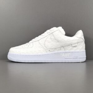 [GOD Version: Air Force Collaboration] White LV Collaboration LOUlS VUlTTON X NiKe Air Force 1 LOw Low-top casual sneakers, unisex design