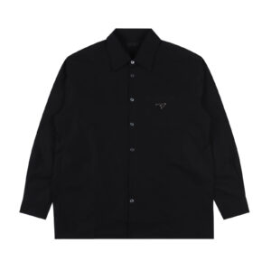 PRADA Prada PRD 24ss Triangular Pocket Silk Shirt