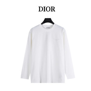 Dior classic embroidered signature long-sleeved shirt