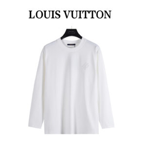 LouisVuitton embroidered signature long sleeves