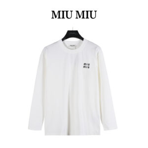 Miumiu Miu Miu 25SS Front Letter Long Sleeve