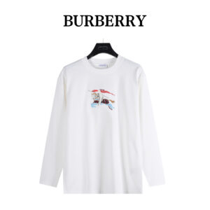 Burberry embroidered war horse long sleeve in color