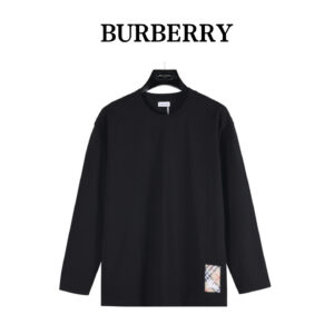 Burberry/Baberry 25SS hem war horse plaid label long sleeve