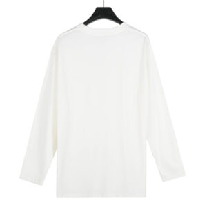 Prada triangle logo long sleeve with zipper pocket on chest