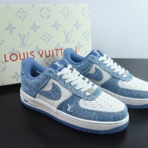 Nike Air Force 1'07 Low LV collab denim ice blue casual plimsolls