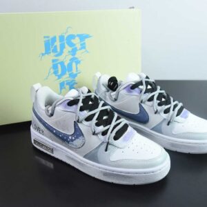 Customized sneakers NK Court Borough Low "Love mist" deconstruction hand-painted trend simple low-top plank shoes