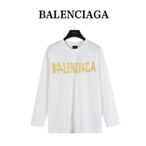 Balenciaga Paris long-sleeved duct tape dress