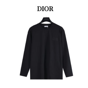 Dior Diors Simple Square Logo Long Sleeve on the Chest