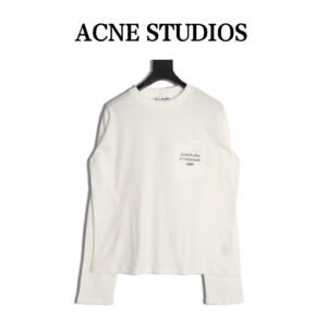 Acne Studios 26SS pocket print long sleeve T-shirt