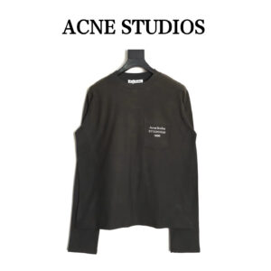 Acne Studios 26SS pocket print long sleeve T-shirt