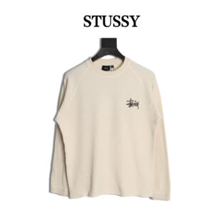 Stussy Waffle Enzyme Wash Long Sleeve T-shirt
