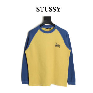 Stussy Waffle Enzyme Wash Long Sleeve T-shirt