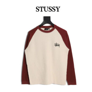 Stussy Waffle Enzyme Wash Long Sleeve T-shirt