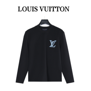 LouisVuitton classic embroidered logo long sleeve for 25ss chest