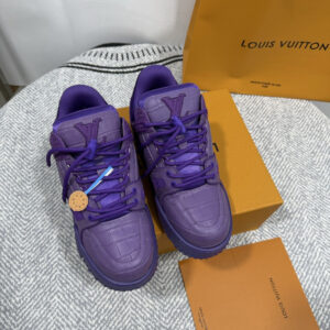 Bread Shoes, Top-tier Version, LV-Louis Vuitton, PK Market All Versions, Couple Set, Fashion Show New Model, Basketball Court Shoes.