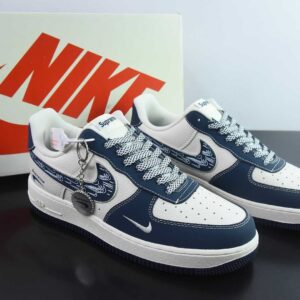 Nike Air Force 1'07 Low LV collab floral blue swoosh Air Force One low-top casual plimsolls
