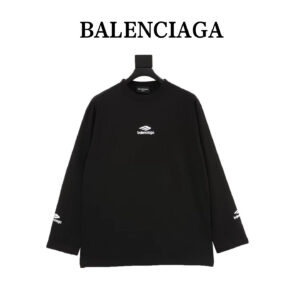Balenciaga classic 3M embroidered long-sleeved T-shirt