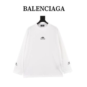 Balenciaga classic 3M embroidered long-sleeved T-shirt
