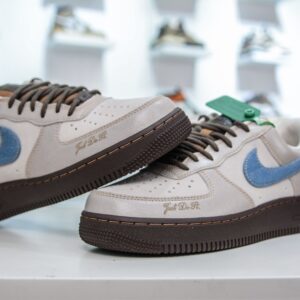 Nike Air Force 1 Low 07 "Love & Peace" Brown White Blue Love and Peace