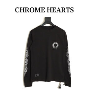 Chrome Hearts 25FW hollow horseshoe long sleeve T-shirt