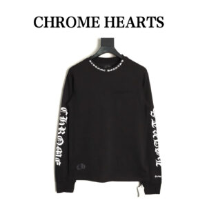 Chrome Hearts 25FW long-sleeved T-shirt with Sanskrit neckline