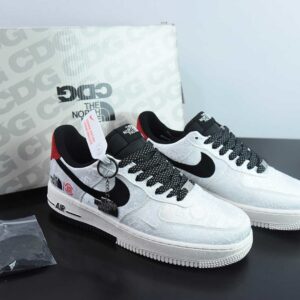 OAM71270746 Nk Air Force 1'07 Low North Face x Huixi Joint Name Double Paste White Air Force One Low-Top Casual Sneakers