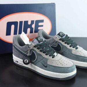 Nk Air Force 1'07 Low "Black Eight" Miracle of the Black Eight Custom Air Force One Low Autumn/Winter Casual Sakers