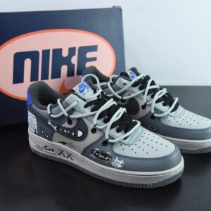 Nike Air Force 1 Low “British Blue Cat” Air Force One Low-Top Casual Sneaker with Laceup