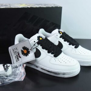 Nike Air Force 1 AF1 black and white G-Dragon scratch card daisy