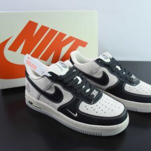 Nike Air Force 1 '07 Low "Moncler Collab - Black Lychee Porky" Air Force One Low Top Sneakers