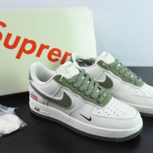 Nike Air Force 1 '07 Low "Stone Island Supreme collaboration - Mica Green Tick" Air Force One