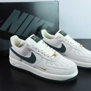 Nike Air Force 1 Low '07 small hook green suede casual plank shoes