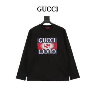 Gucci classic print long-sleeved T-shirt