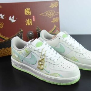 Nike Air Force 1 Low "Green snake around bamboo" "Green snake" during the year of the snake