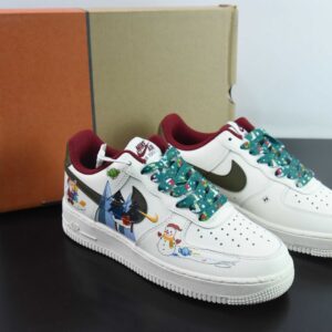 Nk Air Force 1'07 Low Christmas Party Customized Low-Top Casual Sneakers for Men