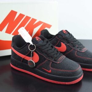 Nk Air Force 1'07 Low Orange Heart-Pumping Casual Sneakers