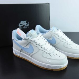 Nke Air Force 1'07 Low; Navy Blue; Casual Sneakers