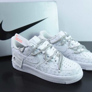 Nike Air Force 1 Low’07 Love Proclamation Air Force One Lace-Up Low-Top Casual Sneakers