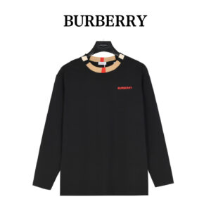 Burberry/Burberry neckline ribbon splicing long sleeves