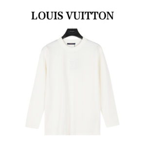LouisVuitton Louis Vuitton letter embossed long sleeve in front of the chest
