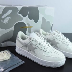 Bape x Nk Air Force 1 07 Low A BATHING APE   Nigo brand ape head Air Force One low-top casual plank shoes