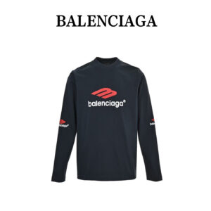 Balenciaga/Paris Saint-Germain 25Fw 3M embroidered logo long sleeve T-shirt