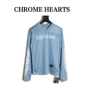 Chrome Hearts 25FW Sanskrit mesh double-layer ice hockey suit long sleeve T-shirt